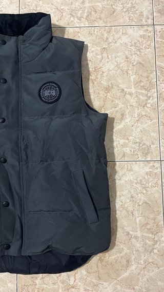 Chaleco Canada Goose Gris Oscuro
