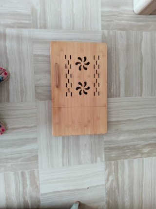 Mesa plegable de bambú