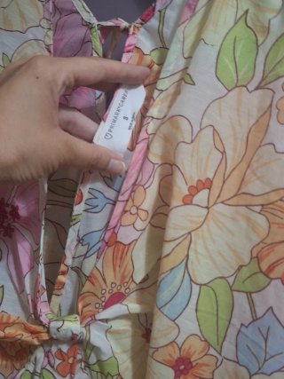 Vestido floral corto