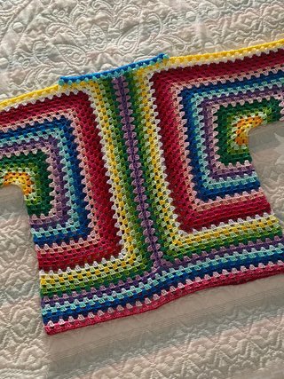 Jersey Crochet Multicolor Talla Única