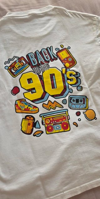 Camiseta Blanca Love 90