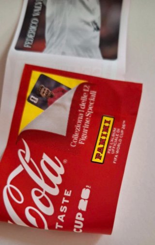 Figurina Panini Coca-Cola Federico Valverde URU