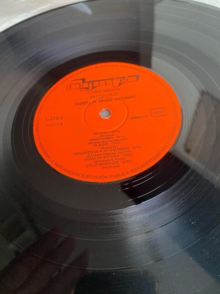 Vinilo Pasodobles Orquesta Antonio Bustamante