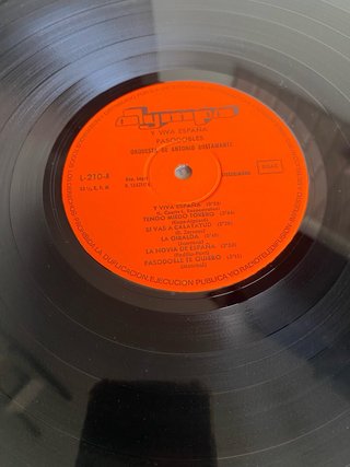 Vinilo Pasodobles Orquesta Antonio Bustamante
