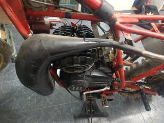 Tubo de escape montesa enduro 125 h6