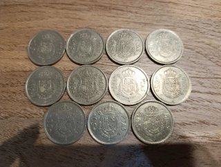 11 Monedas 50 Pesetas 1975 Juan Carlos I