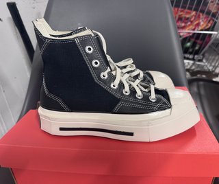 Converse plataforma negras talla 37.5
