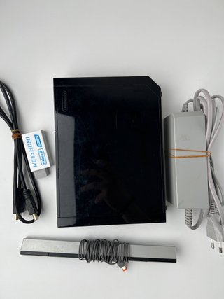 Console Nintendo Wii Nera + Adattatore HDMI