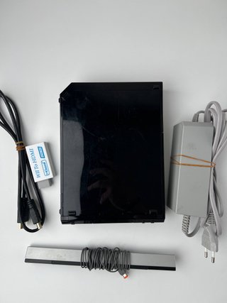 Console Nintendo Wii Nera + Adattatore HDMI