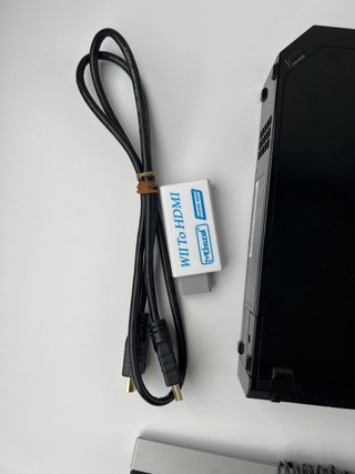 Console Nintendo Wii Nera + Adattatore HDMI