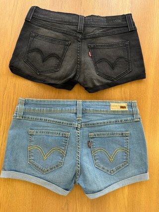 Lote 2 Shorts Vaqueros Levi's