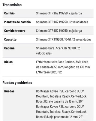 Trek Supercaliber SLR9.9 XTR Di2