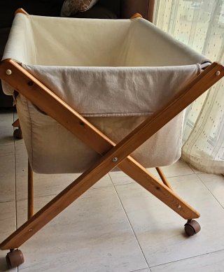 Moisés para bebé con estampado de sol y luna