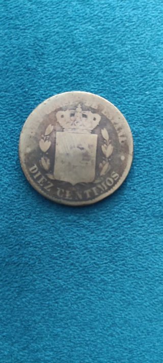 Moneda Antigua Diez Céntimos. Tengo 6 ejemplares