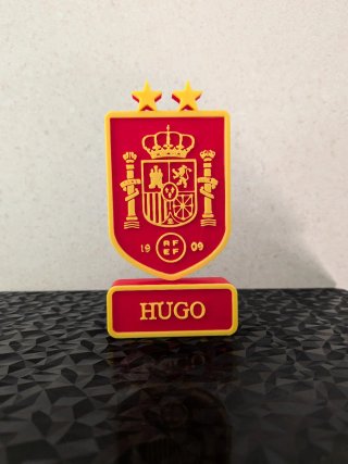 Escudo España 2 estrellas Hugo