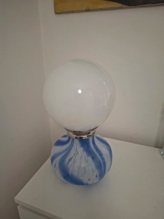 Lampada vintage vetro e metallo