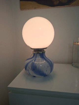 Lampada vintage vetro e metallo