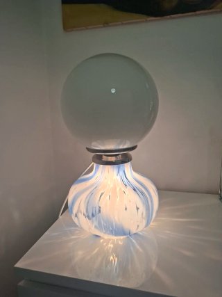 Lampada vintage vetro e metallo