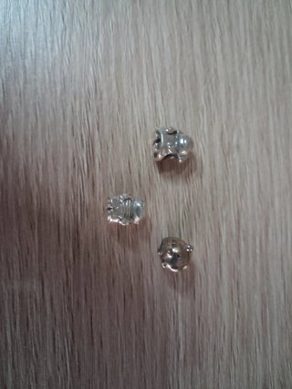 3 Charms Pandora Plata