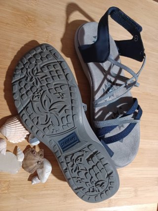 Sandalias Skechers Mujer Talla 39 Azul Marino