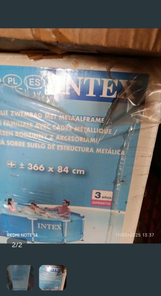Piscina Familiar Intex Metal Frame 366x84cm