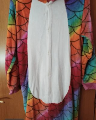 Pijama Entero Unicornio Arcoíris Talla S