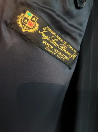 Traje Milano Oro Talla 56 Rayas Hombre
