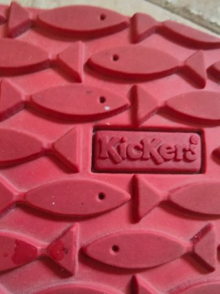 Sandalias Kickers rosas/rojas talla 41