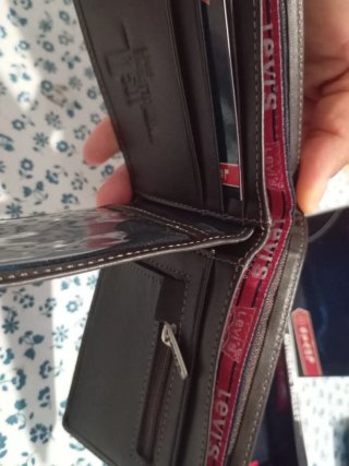 Cartera Levi's Piel Marrón Oscuro