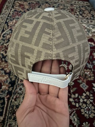 Gorra Fendi FF Beige y Marrón