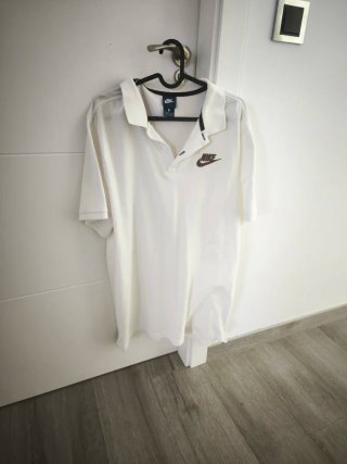 Polo Nike Blanco Talla M