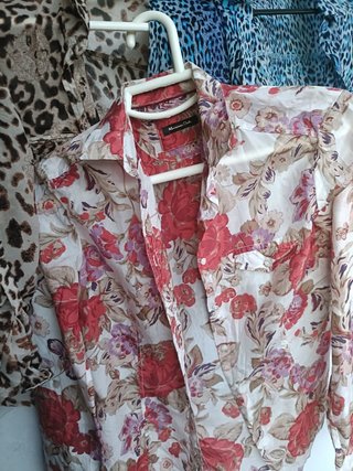 Blusa vintage estampada