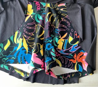 Falda Zumba Negra Multicolor