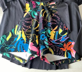Falda Zumba Negra Multicolor
