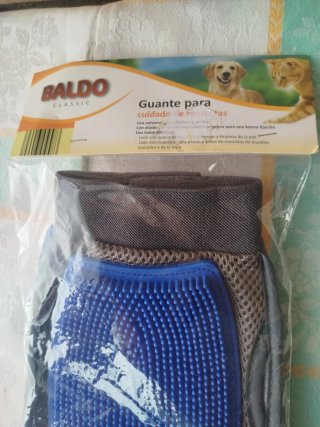 Guante NUEVO cepillado y lavado mascotas