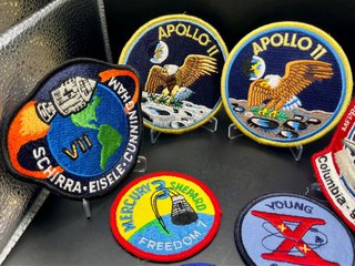 Set di 6 Patch Ricamate Missioni Spaziali NASA/USA