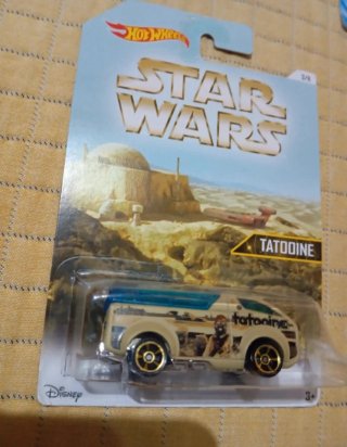 Lote 4 coches Star Wars Hot Wheels