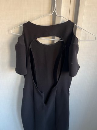 Vestido Bershka negro fiesta