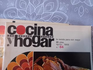 Revistas COCINA Y HOGAR de los años 60 y 70