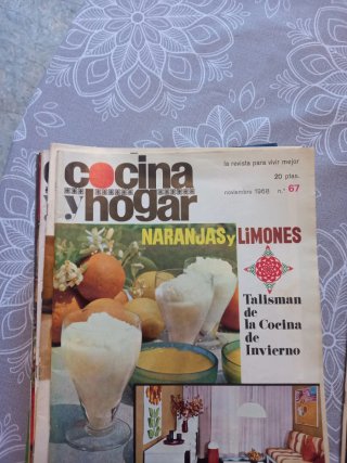Revistas COCINA Y HOGAR de los años 60 y 70