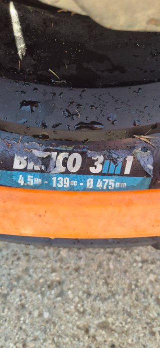 Tosaerba a scoppio arancione 4,5 cv brico