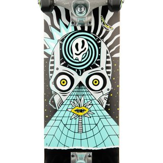 Tabla de Skate CP100 Niños de 8 - 12 años MID COSMIC Tamaño