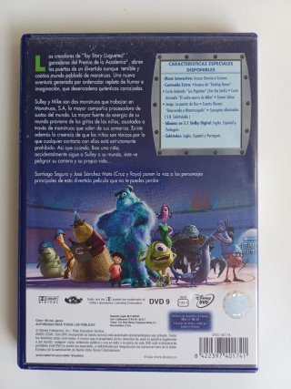 MONSTRUOS, S.A. DVD.