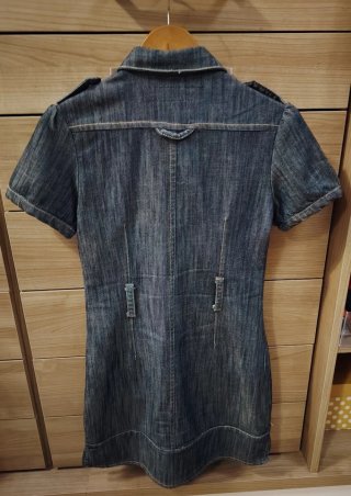 Vestido vaquero manga corta. OFERTA!
