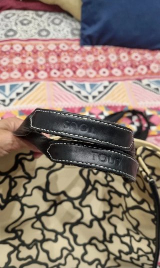 Bolso XL Tous Negro y Beige