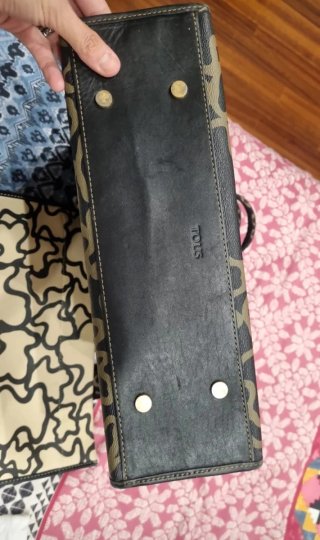 Bolso XL Tous Negro y Beige