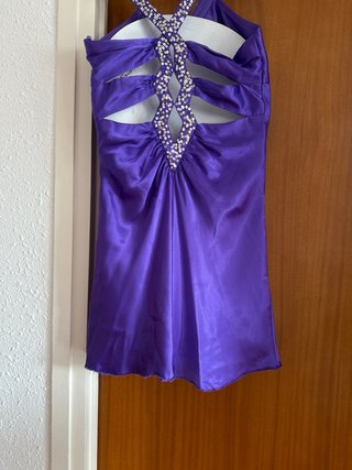 Vestido fiesta morado talla M