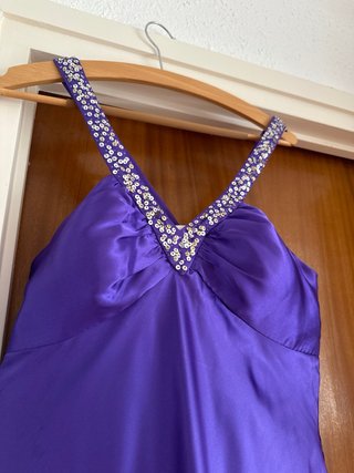 Vestido fiesta morado talla M