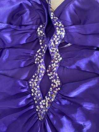Vestido fiesta morado talla M