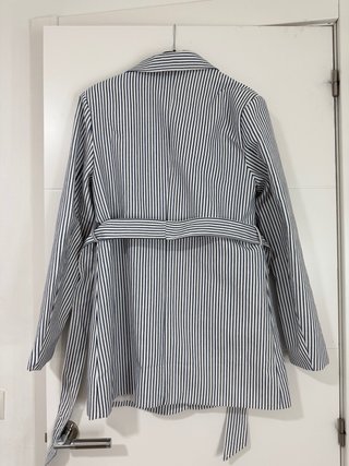 Chaqueta Rayas Doble Botonadura